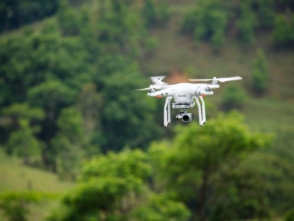 Аэрофотьсъемка с помощью дрона DJI Phantom 4 RTK